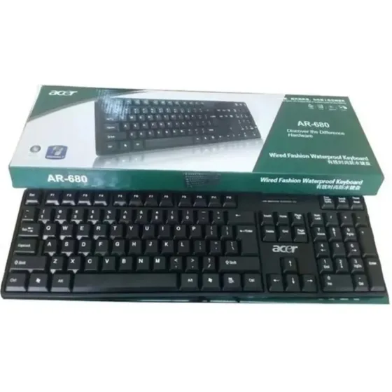 Teclado Acer Us Ingles Usb Ar-680 Español Ñ
