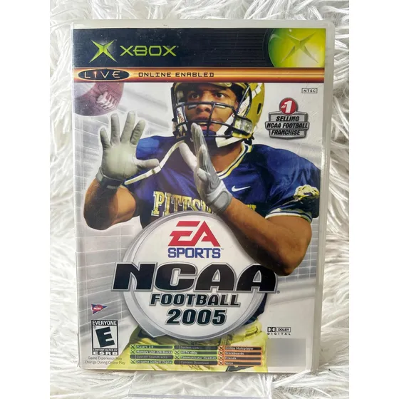 Jogo Ncaa Football 2005 + Top Spin Xbox Classico