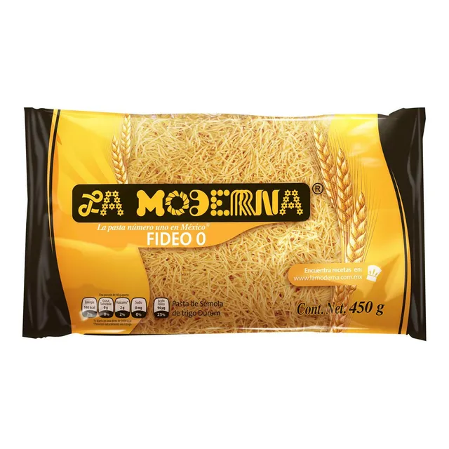 Pasta para Sopa La Moderna Fideo 0 450g