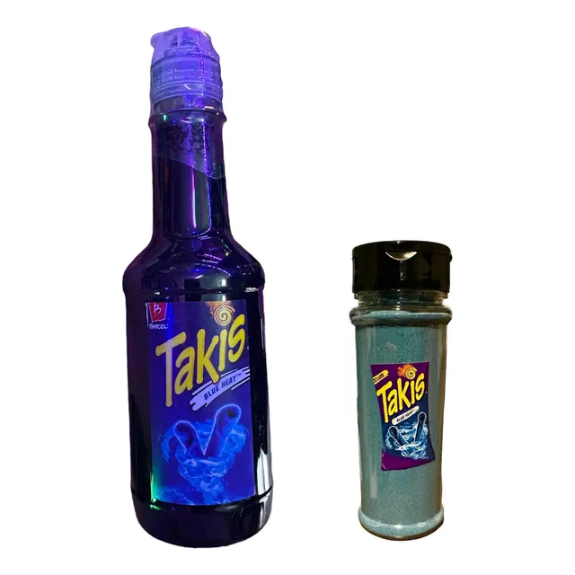 Polvito Sazonador Y Salsa Takis Blue Heat