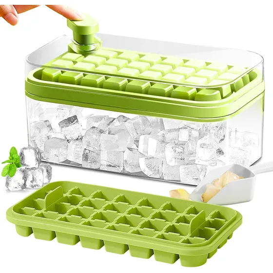 Bandejas De Hielo, Cubeta De Hielo Y Cuchara De Hielo Para W Color Verde
