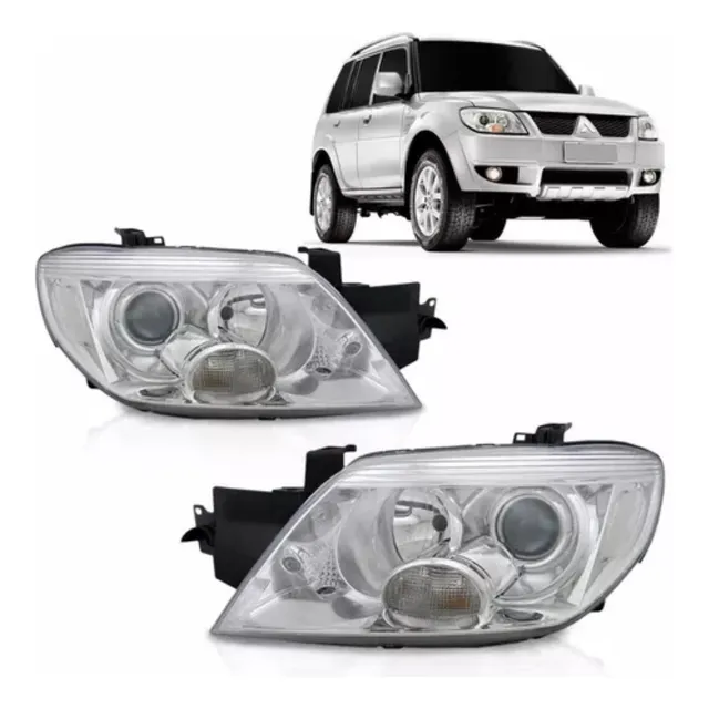 Farol Pajero Tr4 2010 2011 2012 2013 2014 Cromado