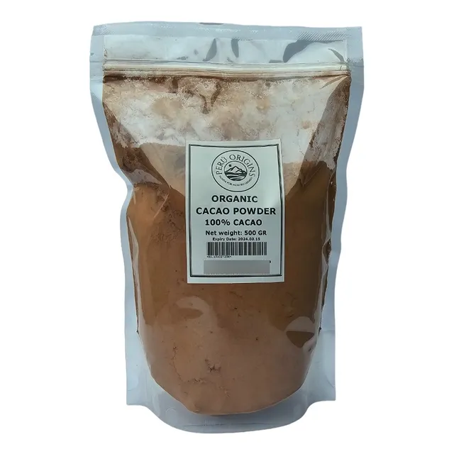Cacao En Polvo - 100% Cacao Orgánico - 500 Gr.