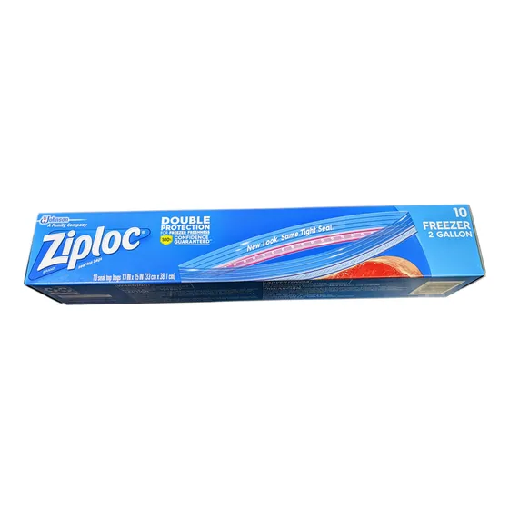 Bolsas Sello Hermético Ziploc 10 Und Congelar Alimentos