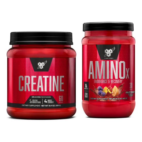 Combo Bsn Creatina 309gr + Amino X Aminoácidos 435gr Bcaa