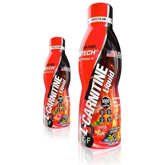 L Carnitine Liquida Gentech X 500 Ml Sin Tacc + Energia
