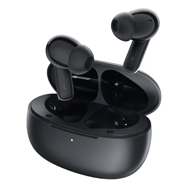 HAYLOU HQ5 ANC Auriculares con Cancelación de Ruido Auriculares Inalámbricos Bluetooth 6.0, Enc de 4 Micrófonos para Llamadas, Color Negro