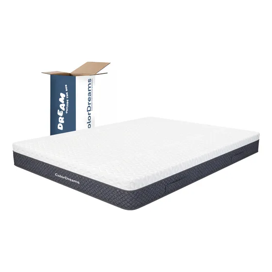 Colchón King Size En Caja Memory Foam Tecnología Comfort Foam 200x190x23 cm 6 Capas de Espuma de Alta Densidad Firmeza Media Colordreams