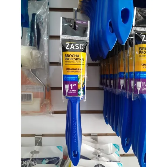 Brochas De 1 Pulgada Marca Zasc Mngo Plast Pack De 3 Unidads