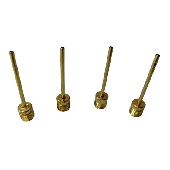 Aguja Para Inflar Balón Dorada Pack 4 Piezas. 