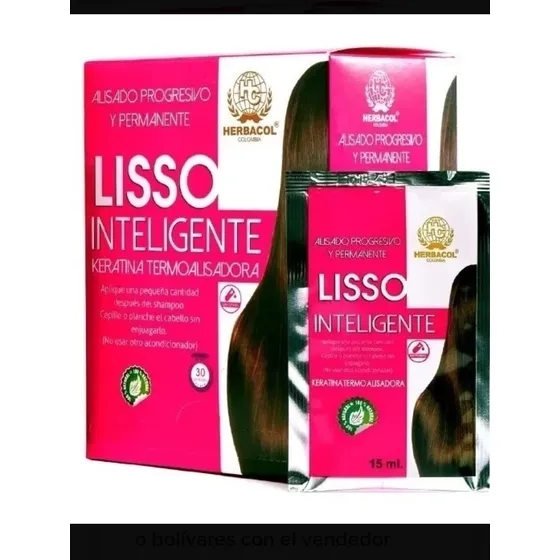 Liso Inteligente Keratina Crema Planchar Termoalisado Docena