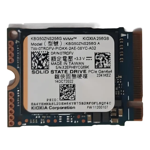 Ssd Toshiba-kioxia 256gb Nvme2230 Incluye Adaptador Para2280