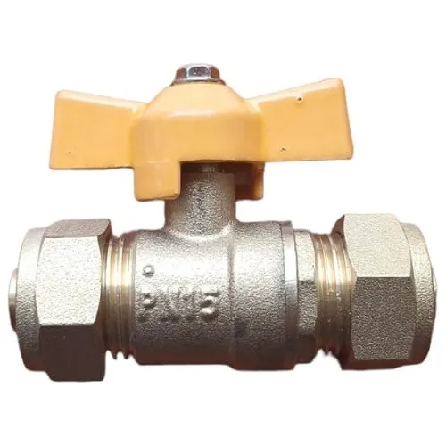 Llave Valvula De Paso Bronce Para Gas Brickell