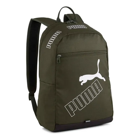 Mochila Puma Infantil Phase Backpack Ii 079952 11 Verde Diseño de la tela Liso