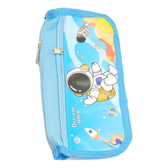 Cartuchera Infantil Dos Bolsillos Diseños Varios Niño Y Niña
