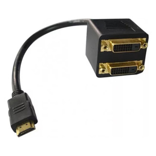Splitter Hdmi Para 2 Saídas Dvi Conexão Rápida Monitor Duplo Splitter Hdmi Para 2 Saídas Dvi Conexão Rápida Monitor Duplo
