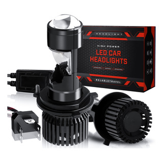 Kit De Focos Proyector Led Csp H4 Tipo Lupa Canbus Auto Kit De Focos Proyector Led Csp H4 Tipo Lupa Canbus Auto