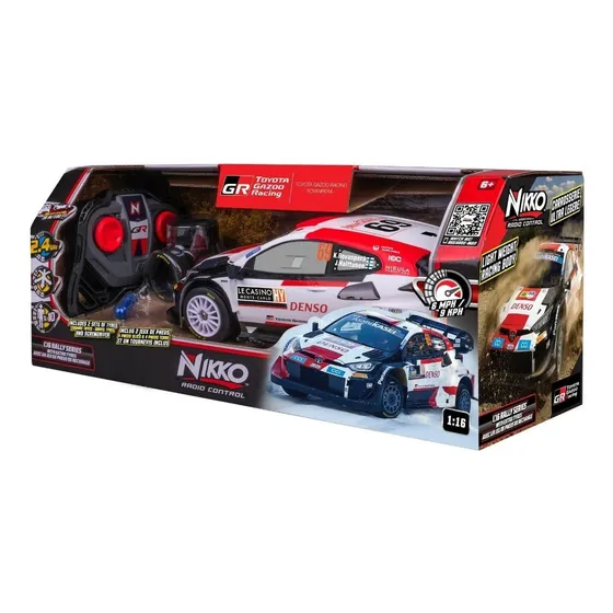 Auto A Radio Control Toyota Gazoo Racing Yaris 1:16 Rally Color Blanco
