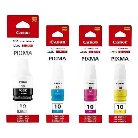 Pack 4 Tintas Canon Gi-10 Bk/c/m/y G5010 G6010 Gm2010