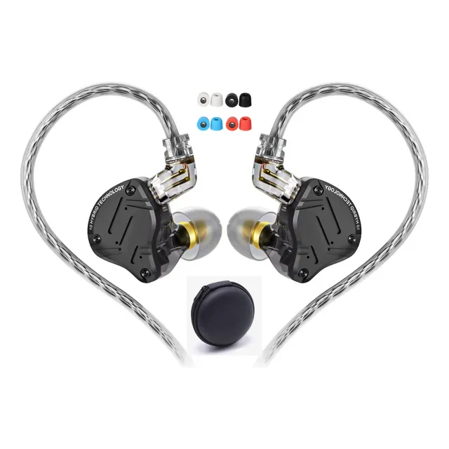 Audífonos Kz Zs10 Pro X Monitor In Ear Con Micro Y Estuche