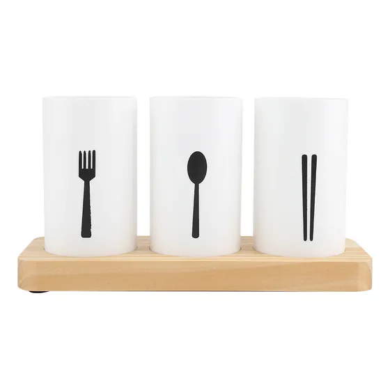 Soporte Para Palillos Con Base De Madera De Roble