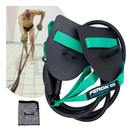 Banda De Resistencia Para Natación Con Palas Ergonomicas Fer