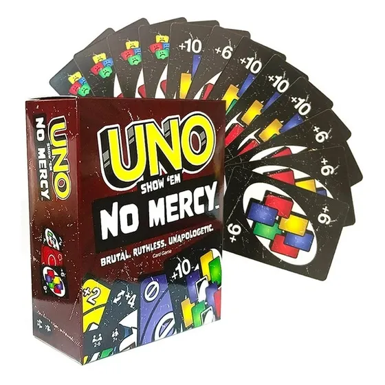 Cartas De Uno No Mercy, Sin Piedad!!!