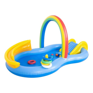 Piscina InflĂĄvel Playground Arco-iris 220x122 Cm Ămega Piscina InflĂĄvel Playground Arco-iris 220x122 Cm Ămega