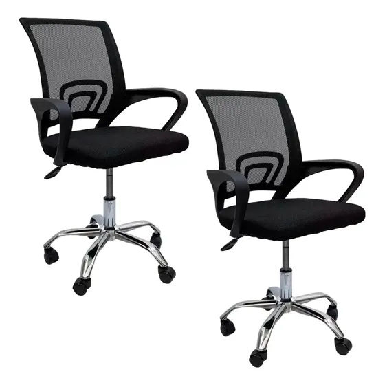 2 Sillas Oficina Ejecutiva Reclinable Ergonómica Escritorio