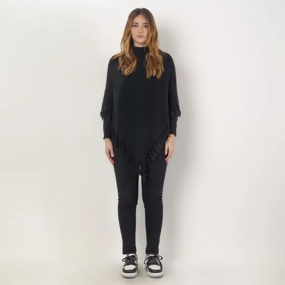 Poncho Xl Extra Large Rebel Negro