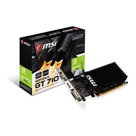 Tarjeta de video Nvidia MSI  GeForce 700 Series GT 710 GT 710 1GD3H LP 1GB