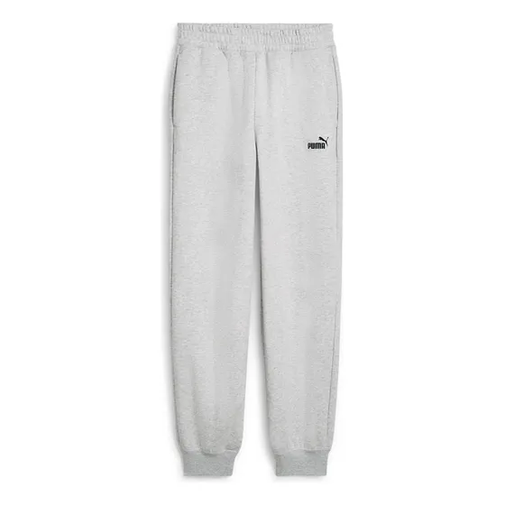 Pantalon Puma Ess Small Logo Comfort High-waist Gris Mujer