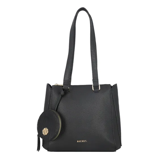 Cartera De Hombro Secret Sofia Fw25 L Negro