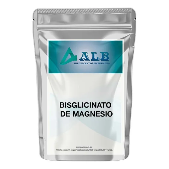 Bisglicinato De Magnesio Quelado 250 Gr Alb Sabor Característico