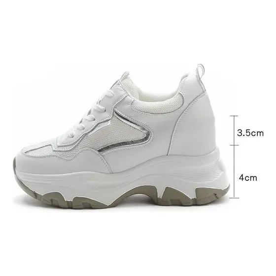 Zapatos Mujer Plataforma Alta Chunky Moda Tacon Transpirable
