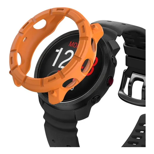 Estuche De Reloj Orange Hollow Tpu Armor Para Polar Vantage