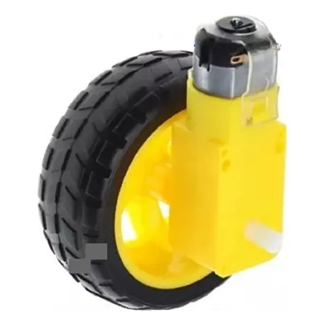 Kit Arduino Motor + Rueda, Con Caja Reductora 3v-6v 