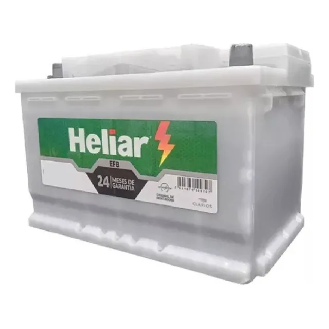 Bateria Heliar 72ah Efb Toro Renegade Start Stop S/sucata