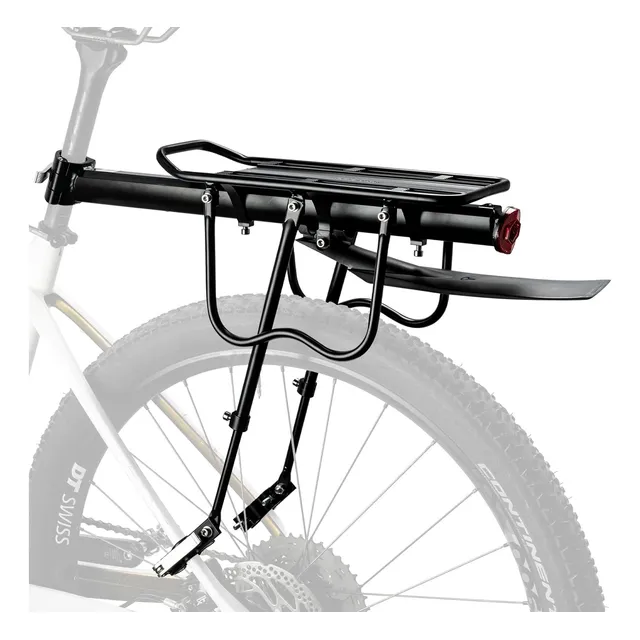 Parrilla Soporte Rack Bicicleta Alforja 110 Lb + Guardabarro