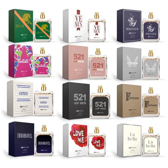 Com 4 Perfumes Lpz Parfum - 100ml Cada - Monte Seu