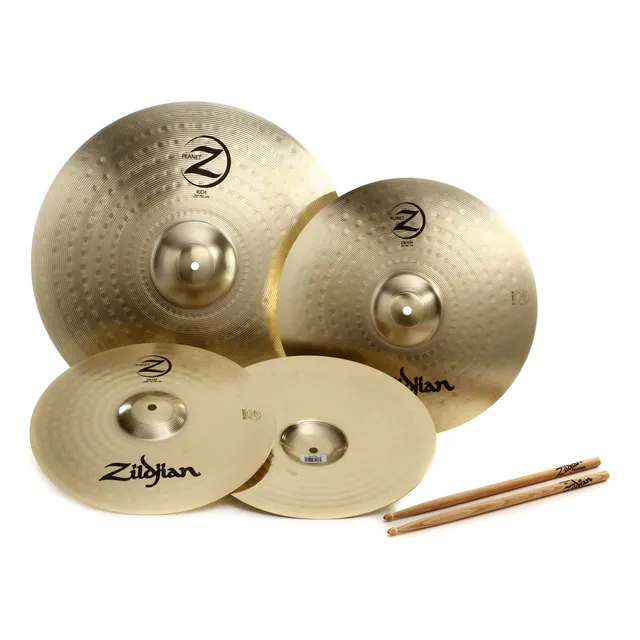 Set De Platos Zildjian Cymbals Crash 16 Ride 20 Hihat 14