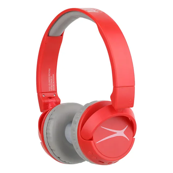 Audifonos Para Niños Cable Y Bluetooth 2 En 1 Altec Lansing Color Rojo