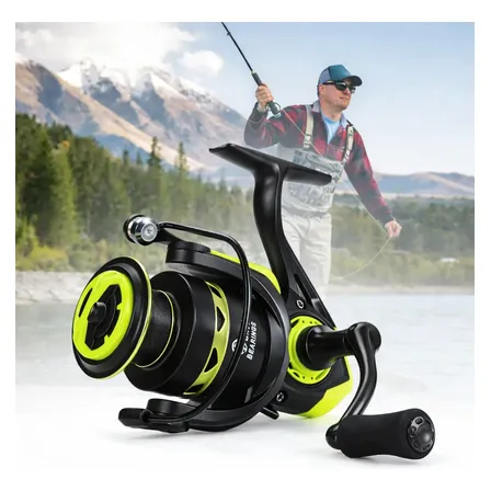 Carretilhas De Pesca, Molinete Mulinete Para Pesca - 10kg 2000 Direito/esquerdo