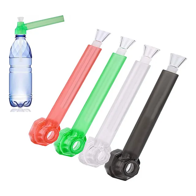 4pcs Convertidor Limpiador Bong Portátil Botellas Plástico