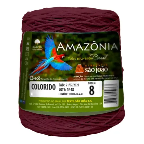 Barbante São João Amazônia | Fio 6 | 300 Metros 400g Cor 39