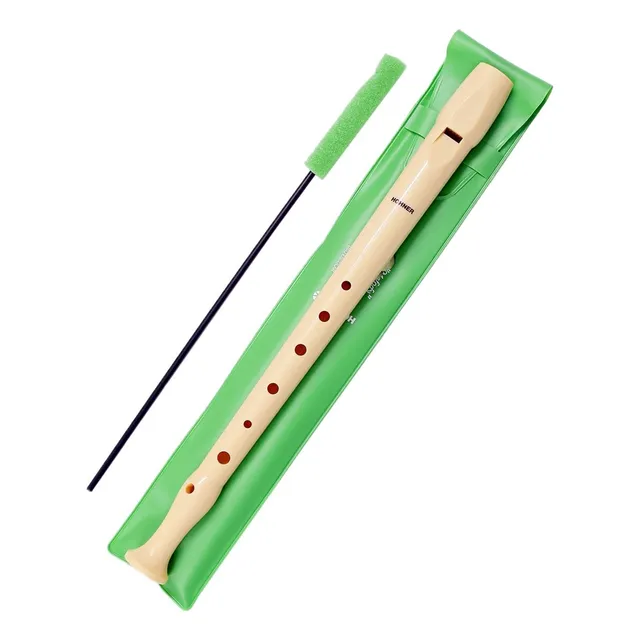 Flauta Dulce Soprano Hohner Con Limpiador Y Funda