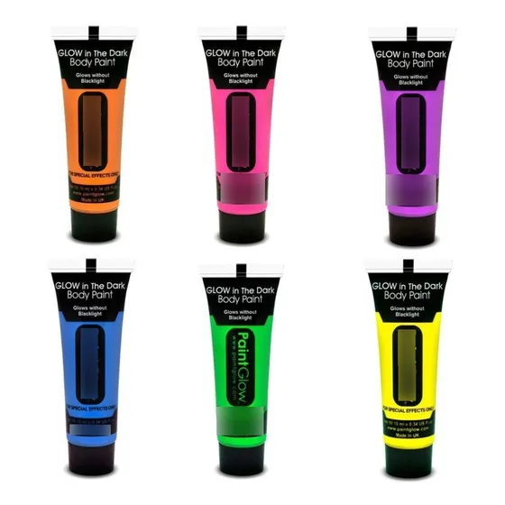 Kit X10 Pinturas Faciales Neón - mL a $675