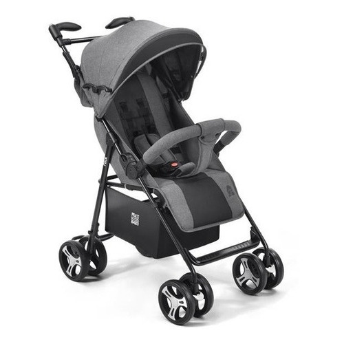 Carrinho De Passeio P/ Bebê Flick Até 15kgs Cinza Multikids Carrinho De Passeio P/ Bebê Flick Até 15kgs Cinza Multikids