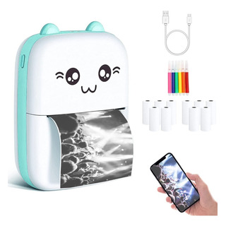 Portátil Multifuncional Bluetooth Mini Impresora Térmica Portátil Multifuncional Bluetooth Mini Impresora Térmica