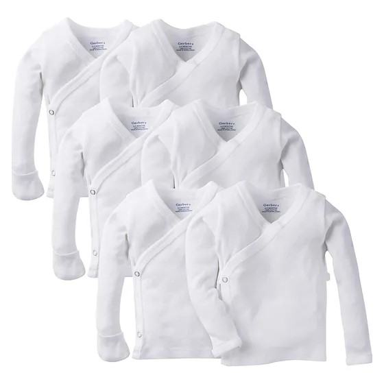 Camisa Gerber Manga Larga Con Manoplas Y Broches Laterales